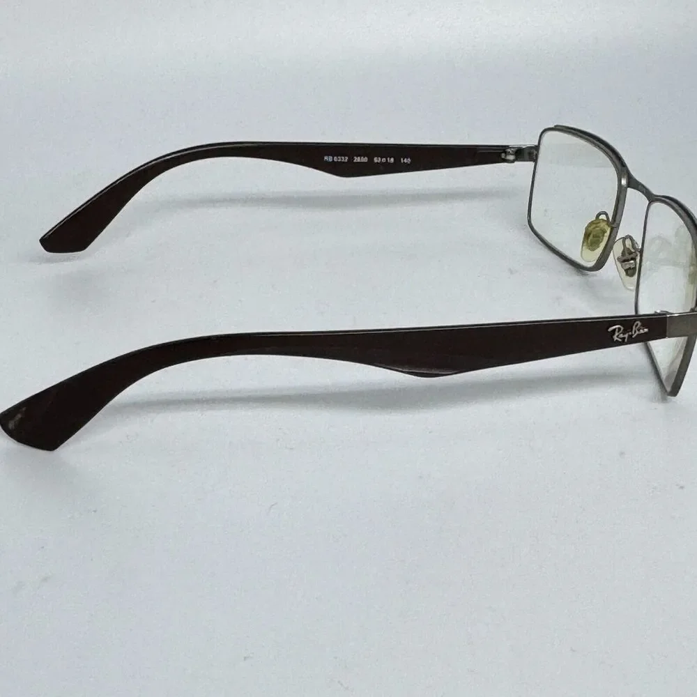 Ray-Ban Eyeglasses‎ Rimless Silver Frames RB6332 2850 53-18-140 H15841